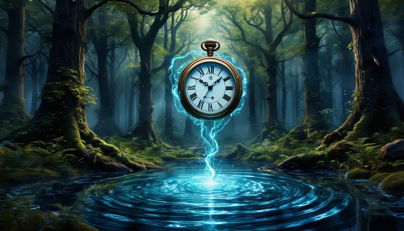 Аномальная зона с искривлением пространства и времени