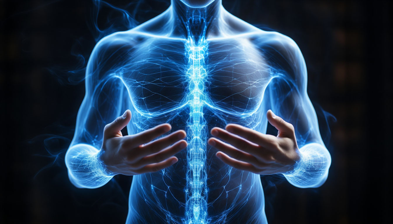 Процесс энергетической диагностики биополя человека