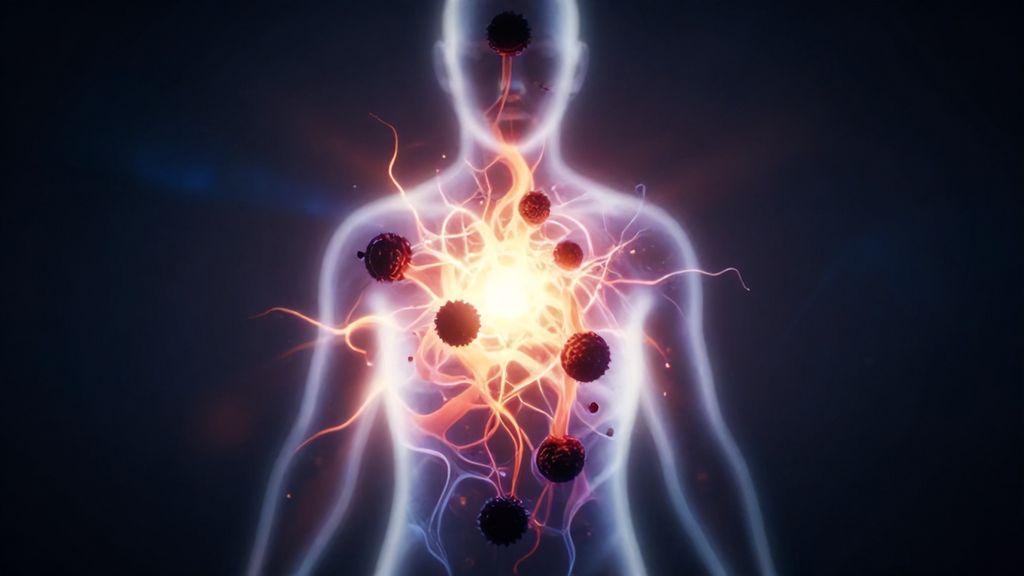 Процесс растворения энергетических блоков в теле человека