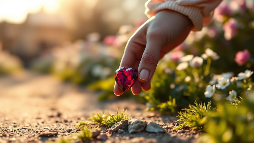 Находка в виде сердца на дороге как символ скорой любви