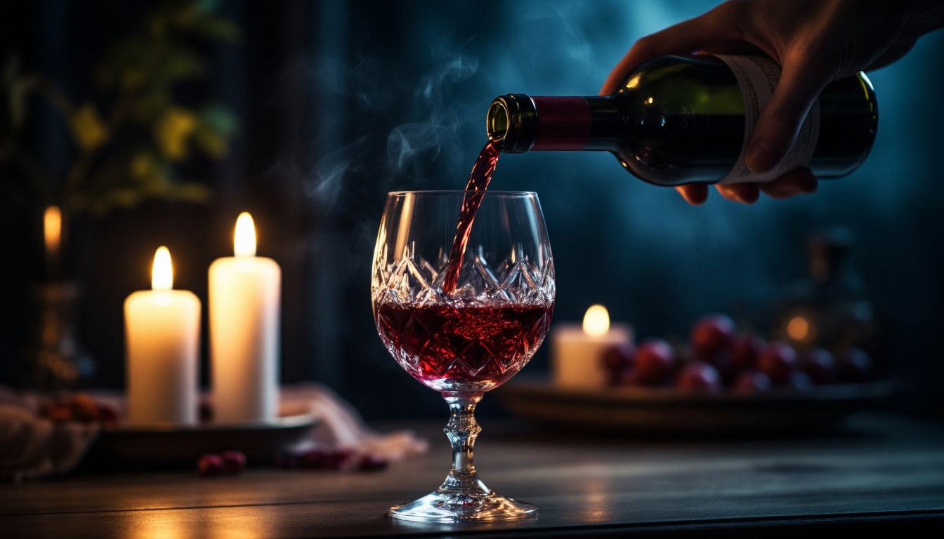 Сильный приворот на мужчину через красное вино