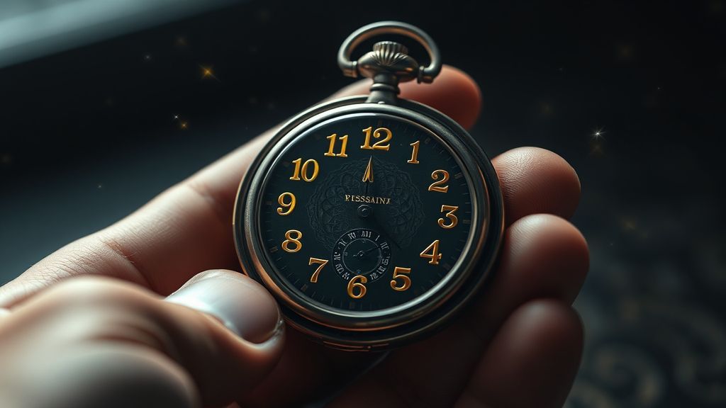 Магические часы с левитирующими цифрами как знак судьбы