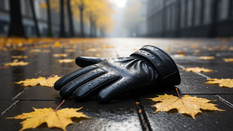 Находка левой мужской перчатки