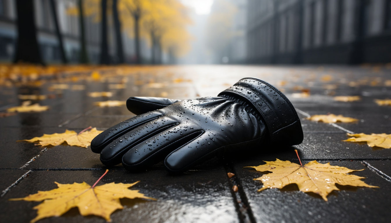 Находка левой мужской перчатки