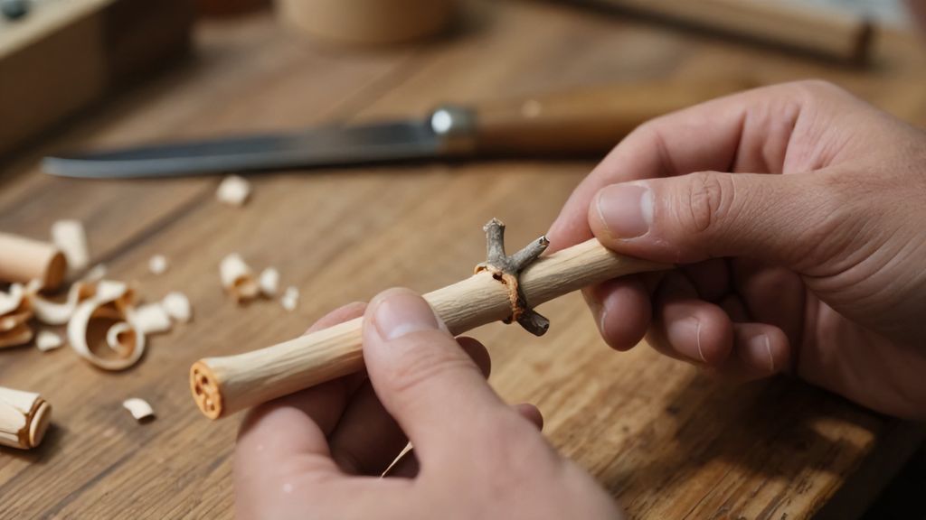 Изготовление деревянного оберега Чура вручную