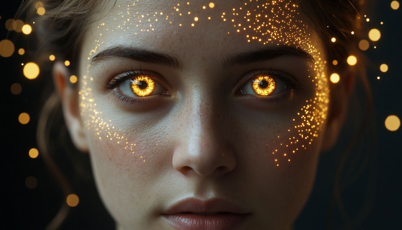 Проявление дара ясновидения и сияние глаз