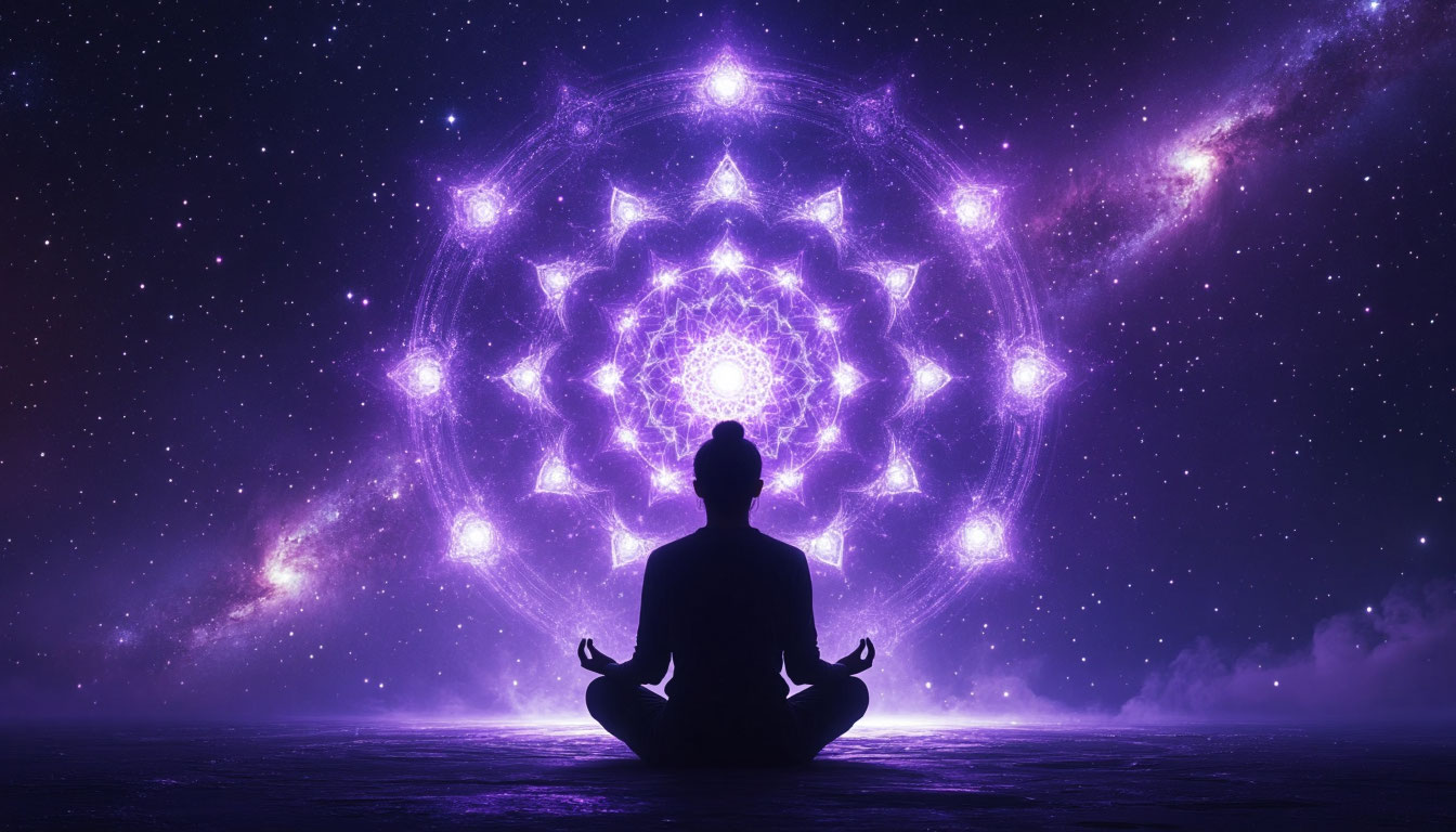 Медитация на мандалу для получения духовного озарения