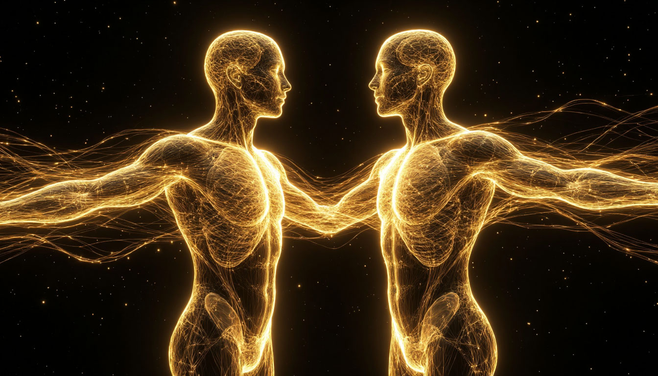 Энергетическая связь между людьми на огромном расстоянии