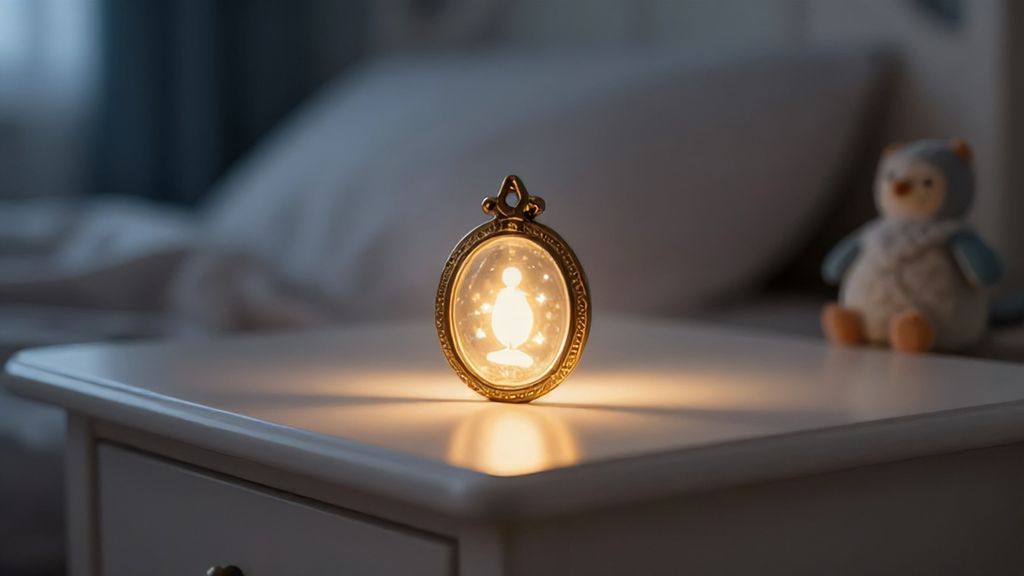 Защитный амулет на тумбочке в детской комнате