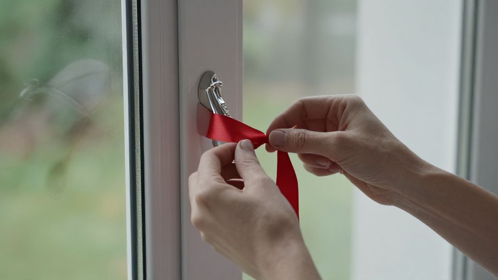 Красная лента на окне как оберег от плохих примет