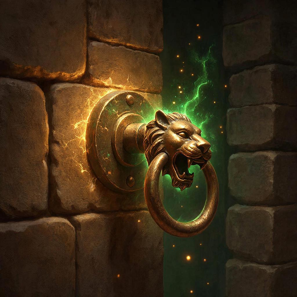 Дверной молоток как символ мистического послания