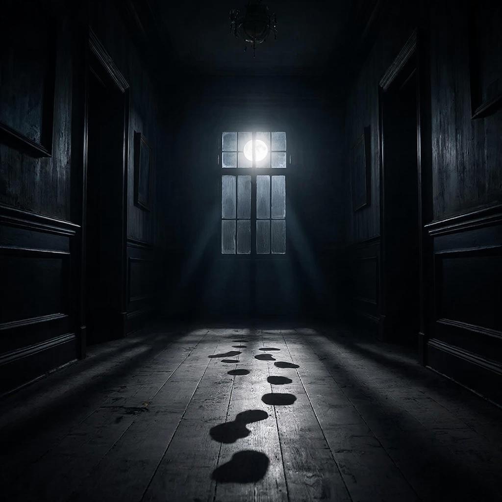 Проявление фантомных шагов на старом деревянном полу