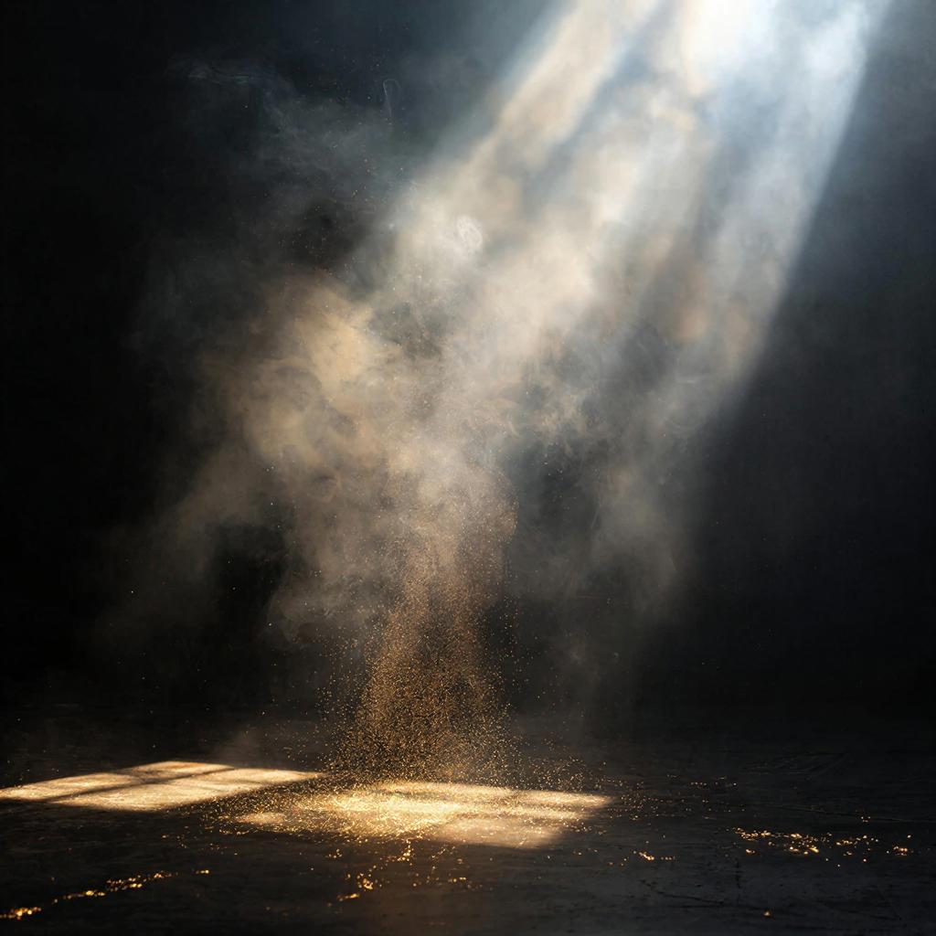 Рассеивание темных теней под воздействием магического света