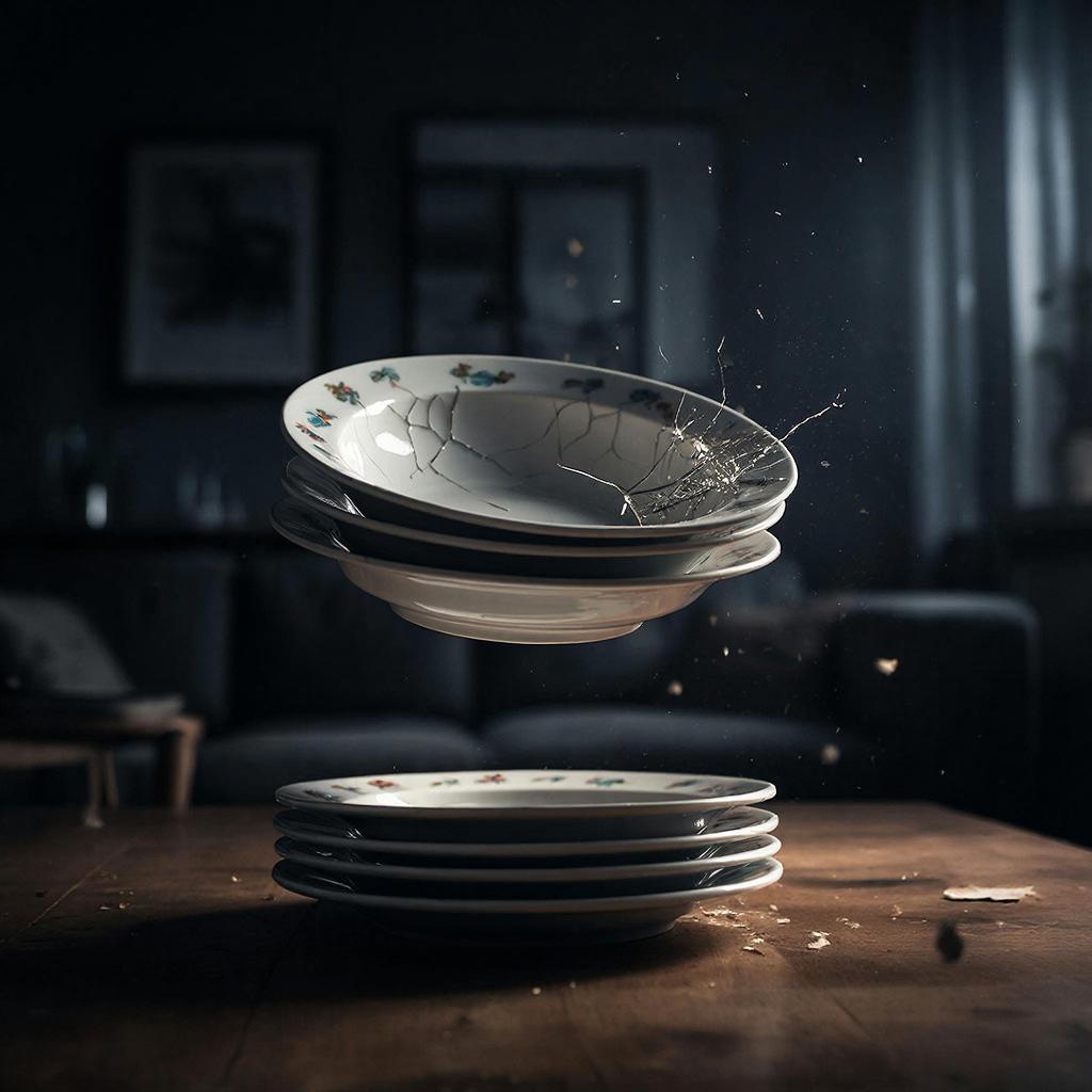 Левитация посуды в кухне как проявление полтергейста