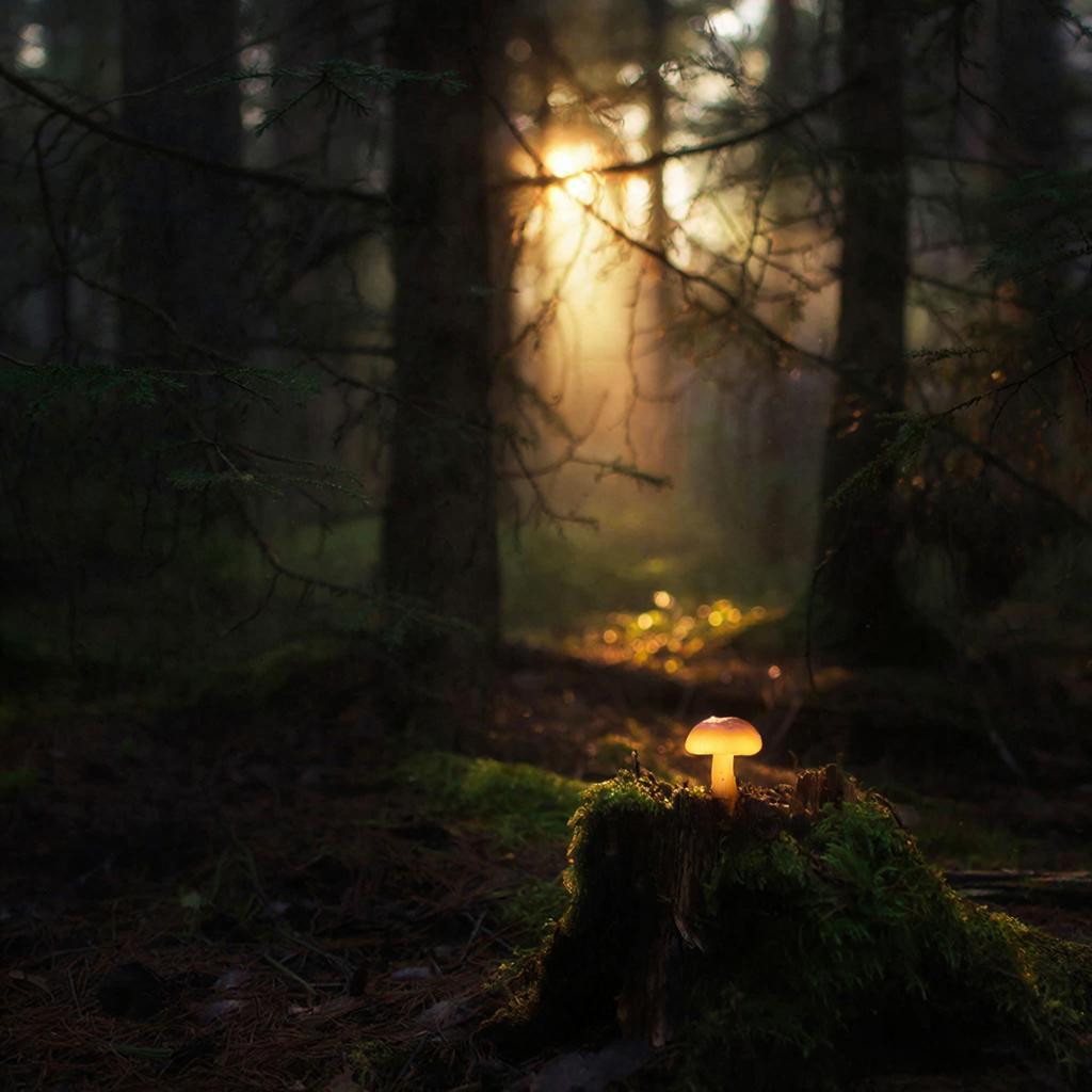 Магическая атмосфера вечернего леса и знаки природы