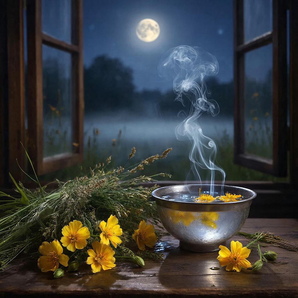 Магические атрибуты и травы богини Купальницы