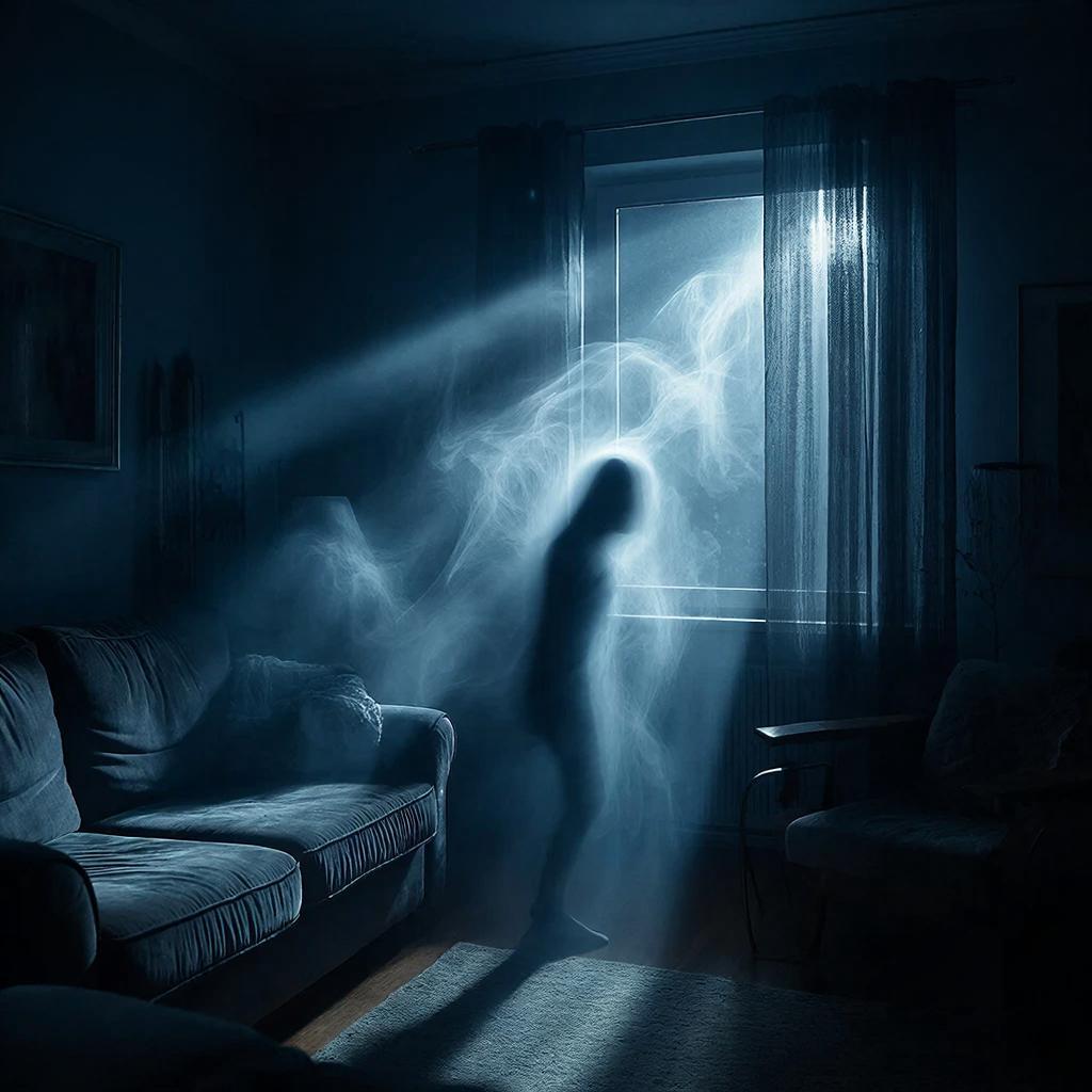 Мистические признаки присутствия духа в темной комнате