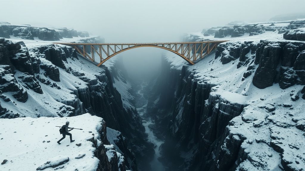 Мост Гьялларбру в туманное царство Хельхейм