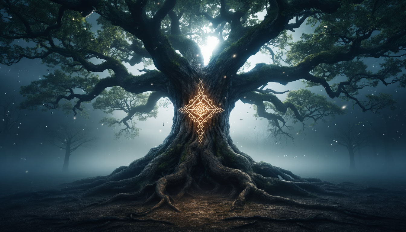 Мировое древо славян древний дуб символ мироздания