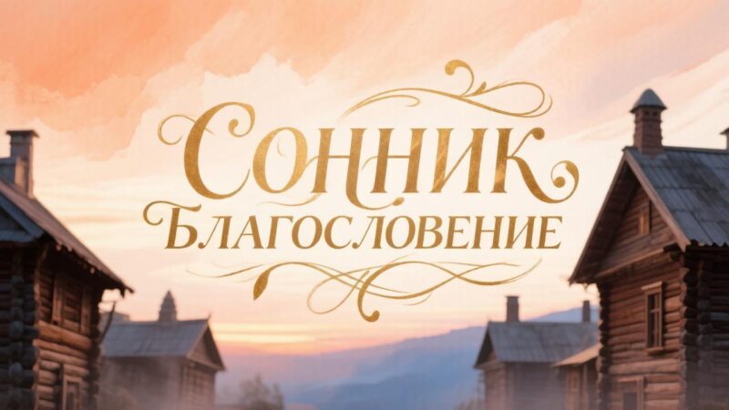 К чему снится благословение
