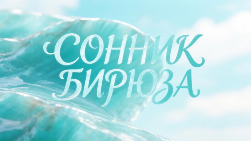 К чему снится бирюза