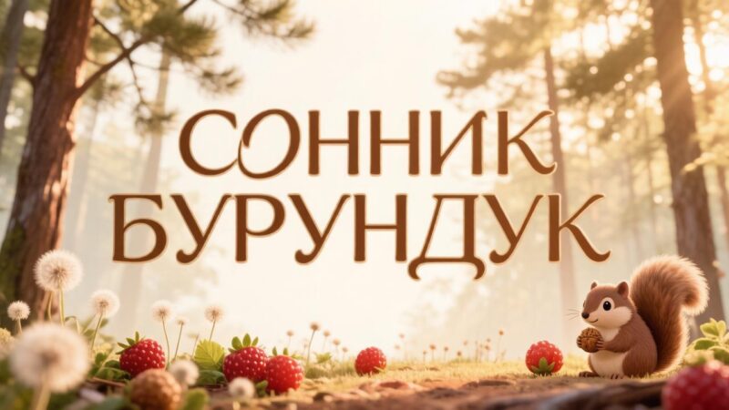 К чему снится бурундук