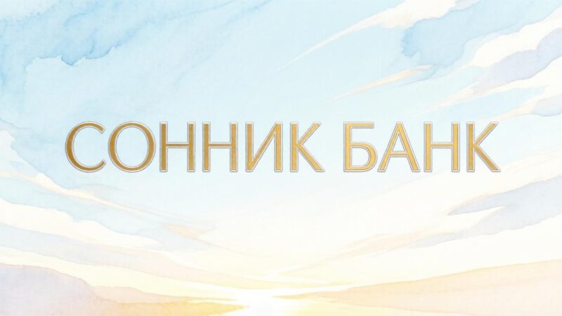К чему снится банк