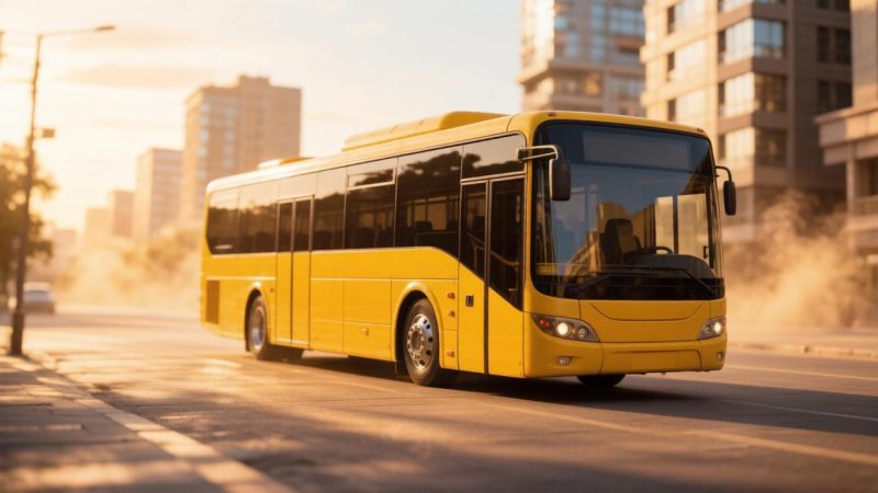 Желтый автобус во сне
