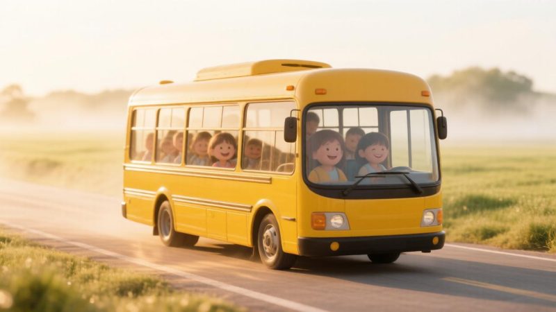 Автобус с детьми во сне